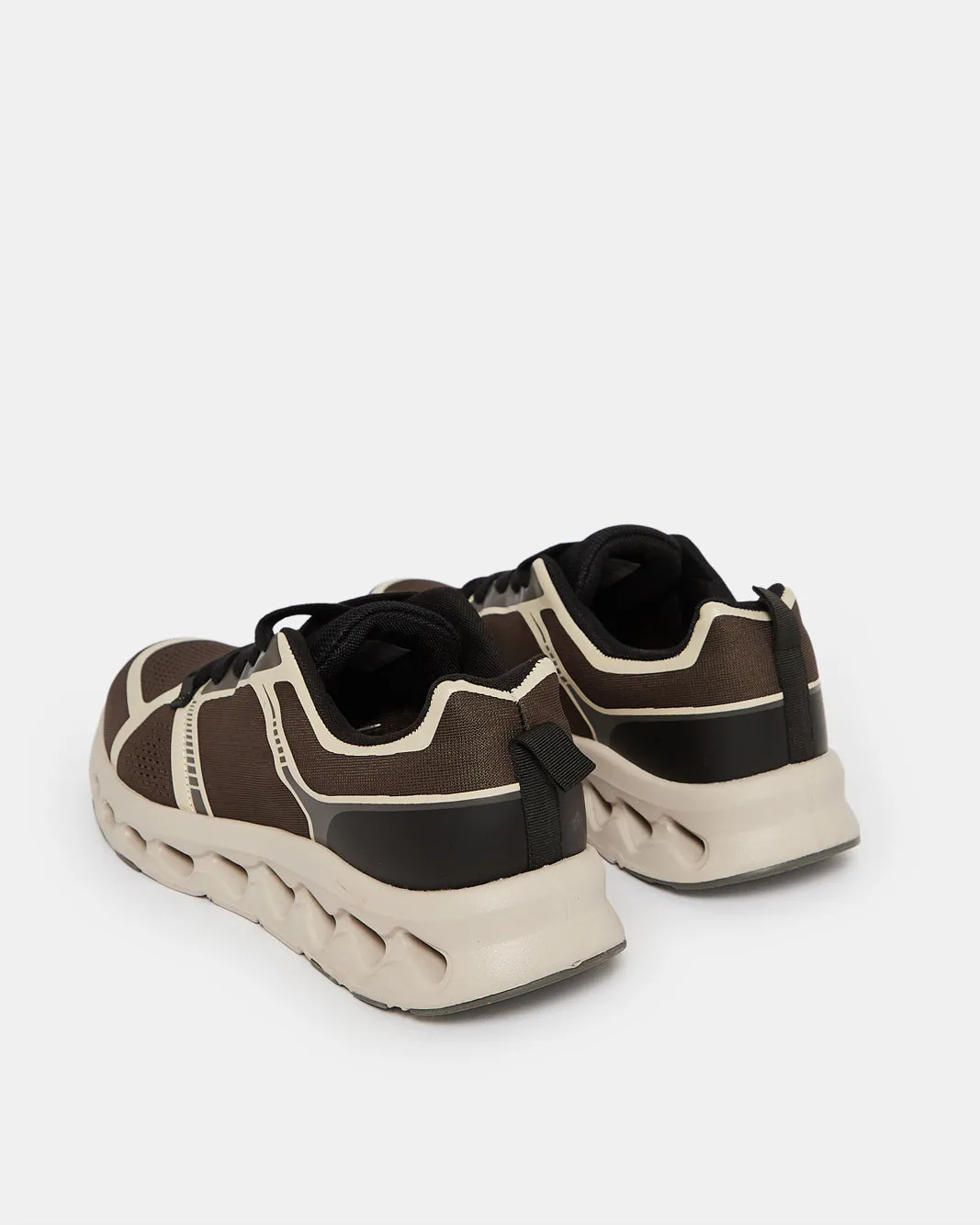 Men Brown Textured Sneakers sold by Redtag product image thumbnail 4