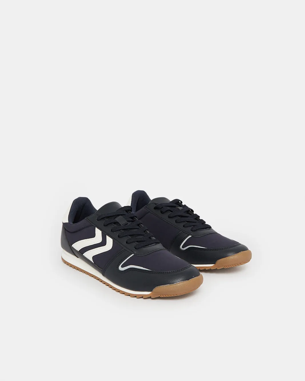 Men Navy Material Block Sneakers sold by Redtag product image thumbnail 2