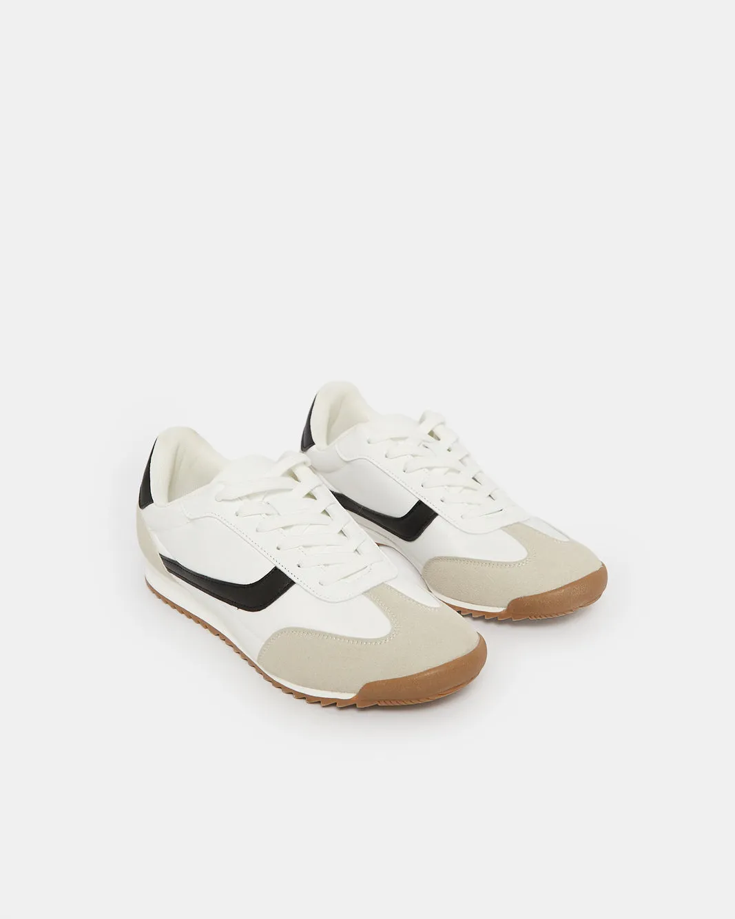 Men White Material Block Sneakers sold by Redtag product image thumbnail 2