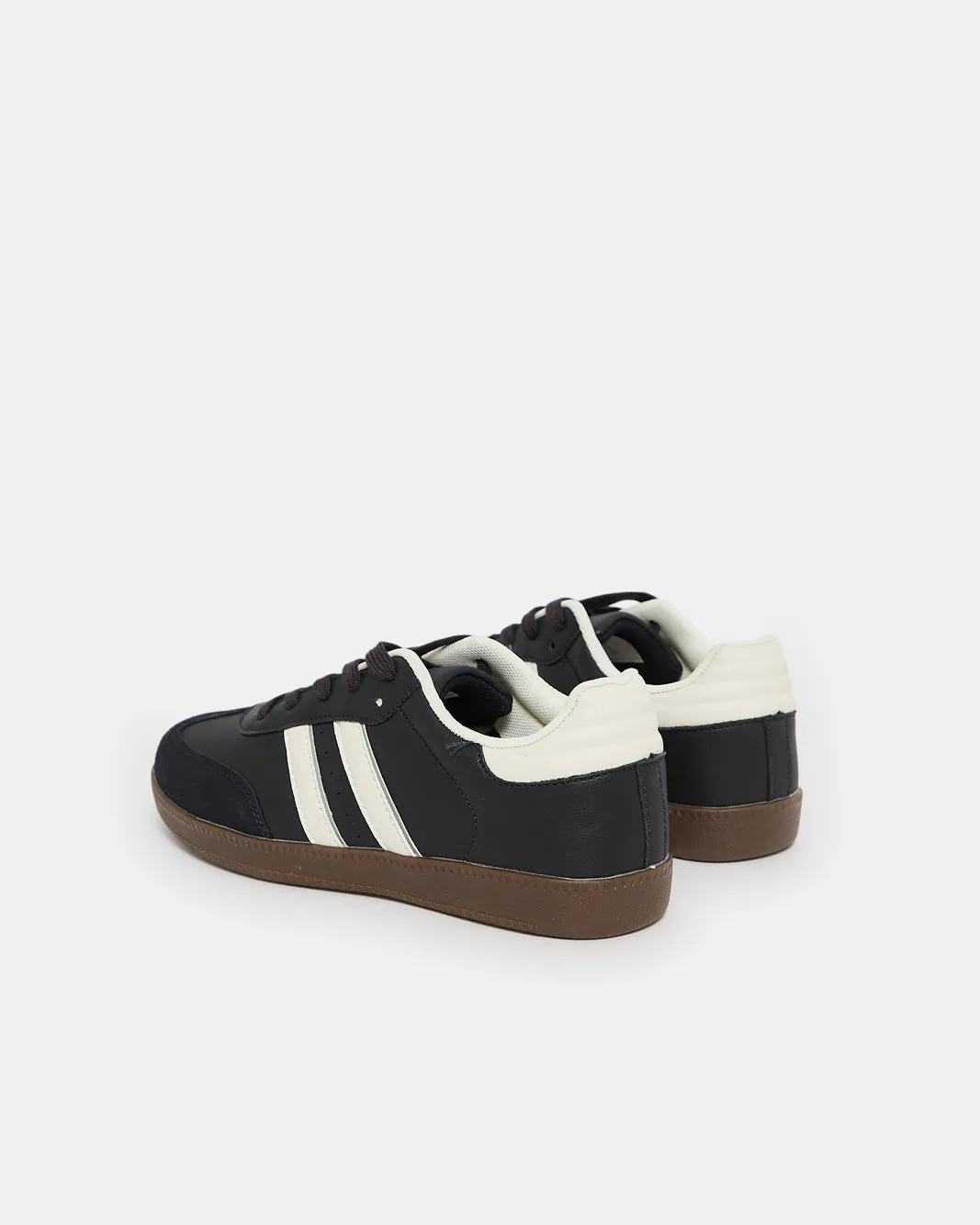 Senior Boys Black Retro Sneakers sold by Redtag product image thumbnail 4