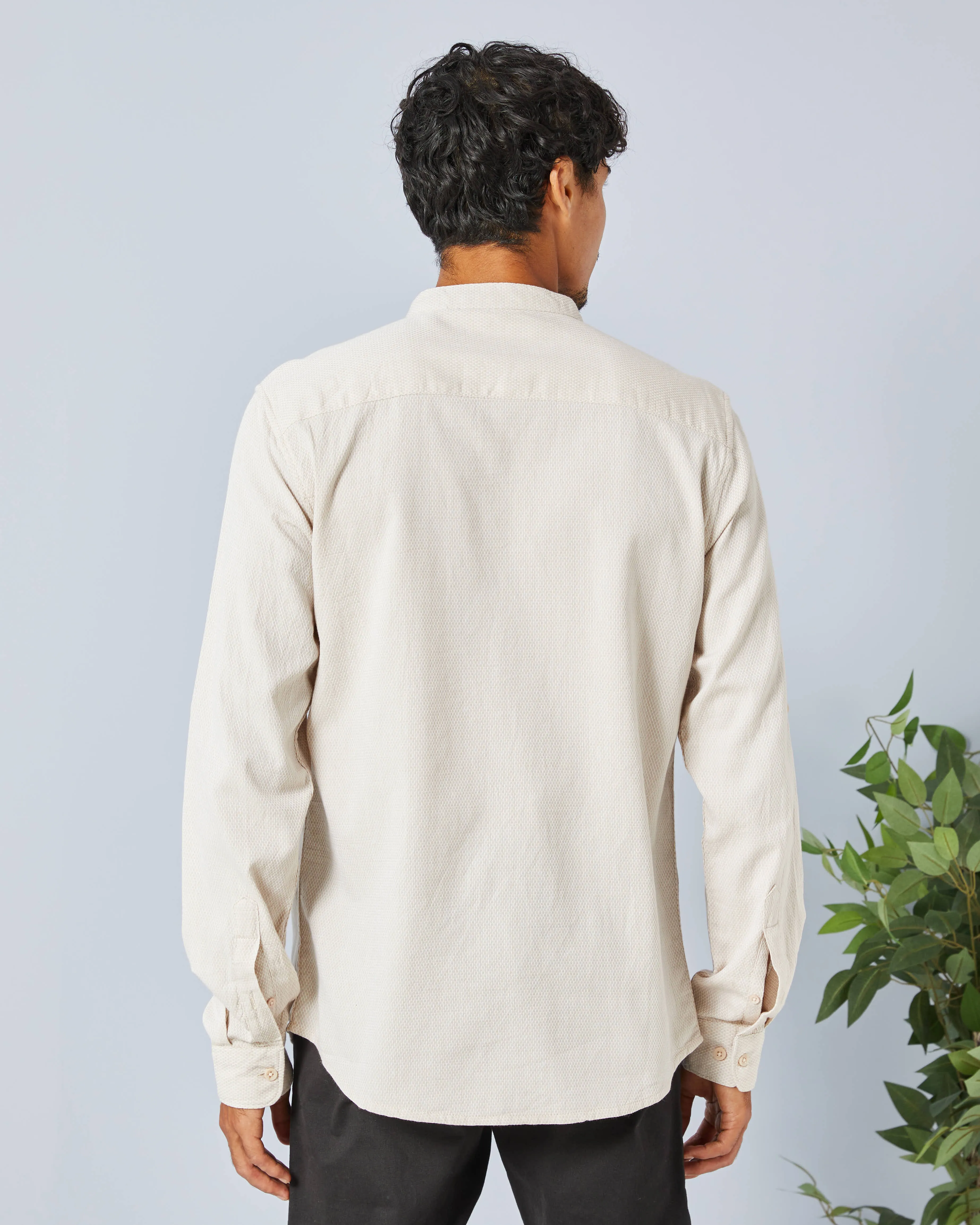 Men Beige Casual Shirt sold by Redtag product image thumbnail 3