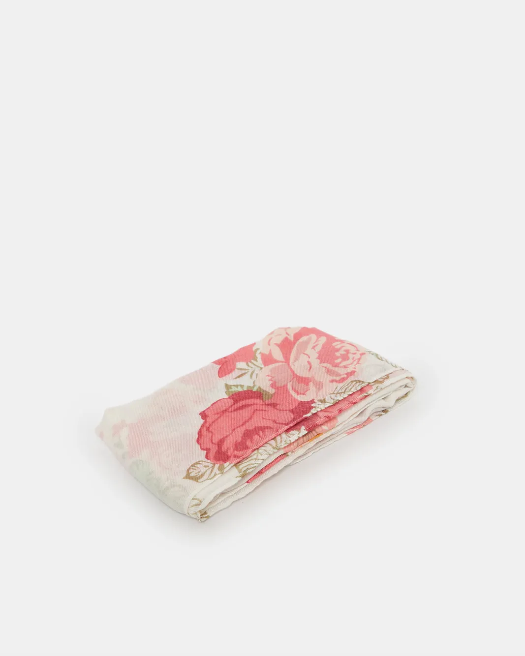 Girls White Floral Print Scarf sold by Redtag product image thumbnail 2