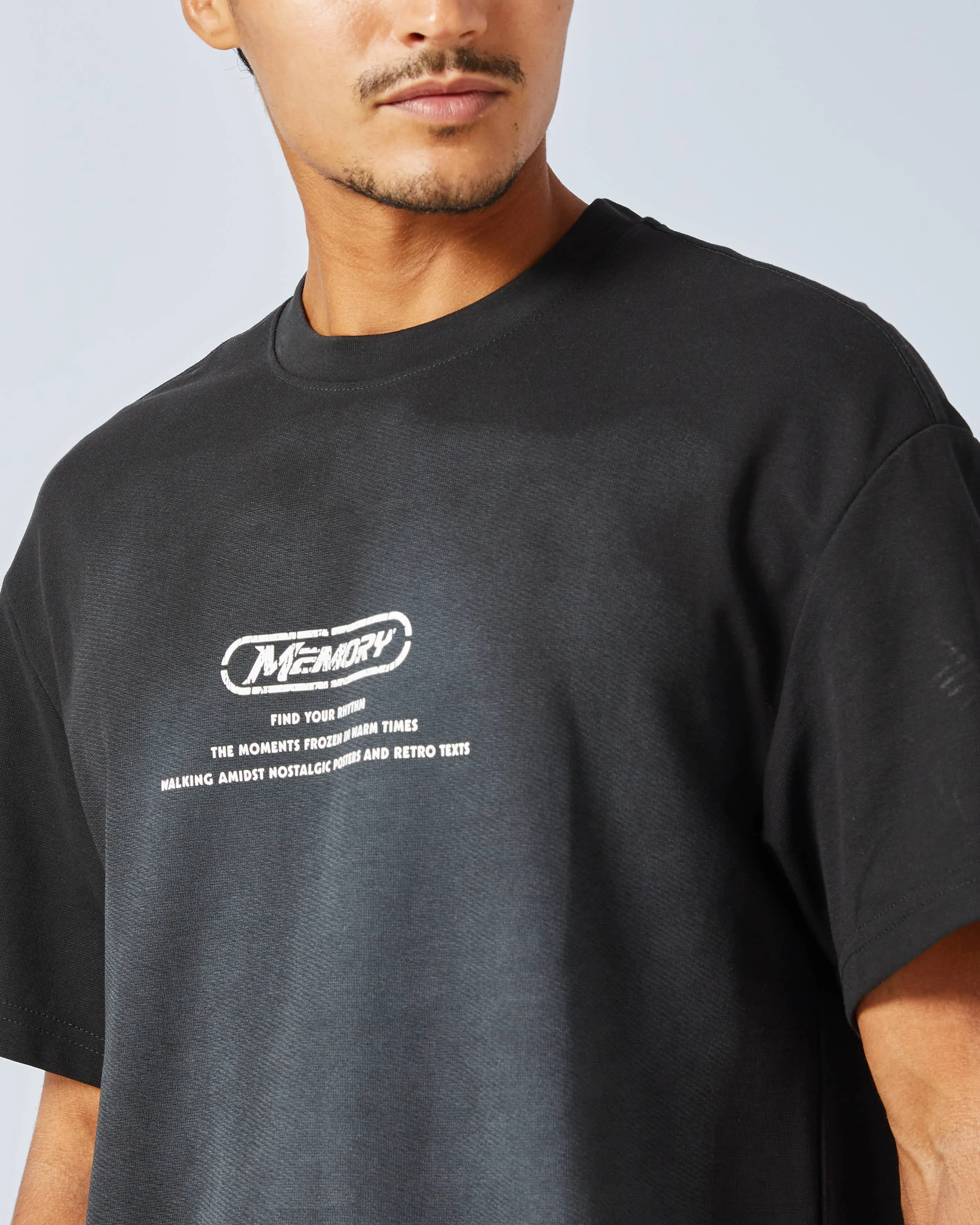 Men Black Printed T-Shirt sold by Redtag product image thumbnail 4