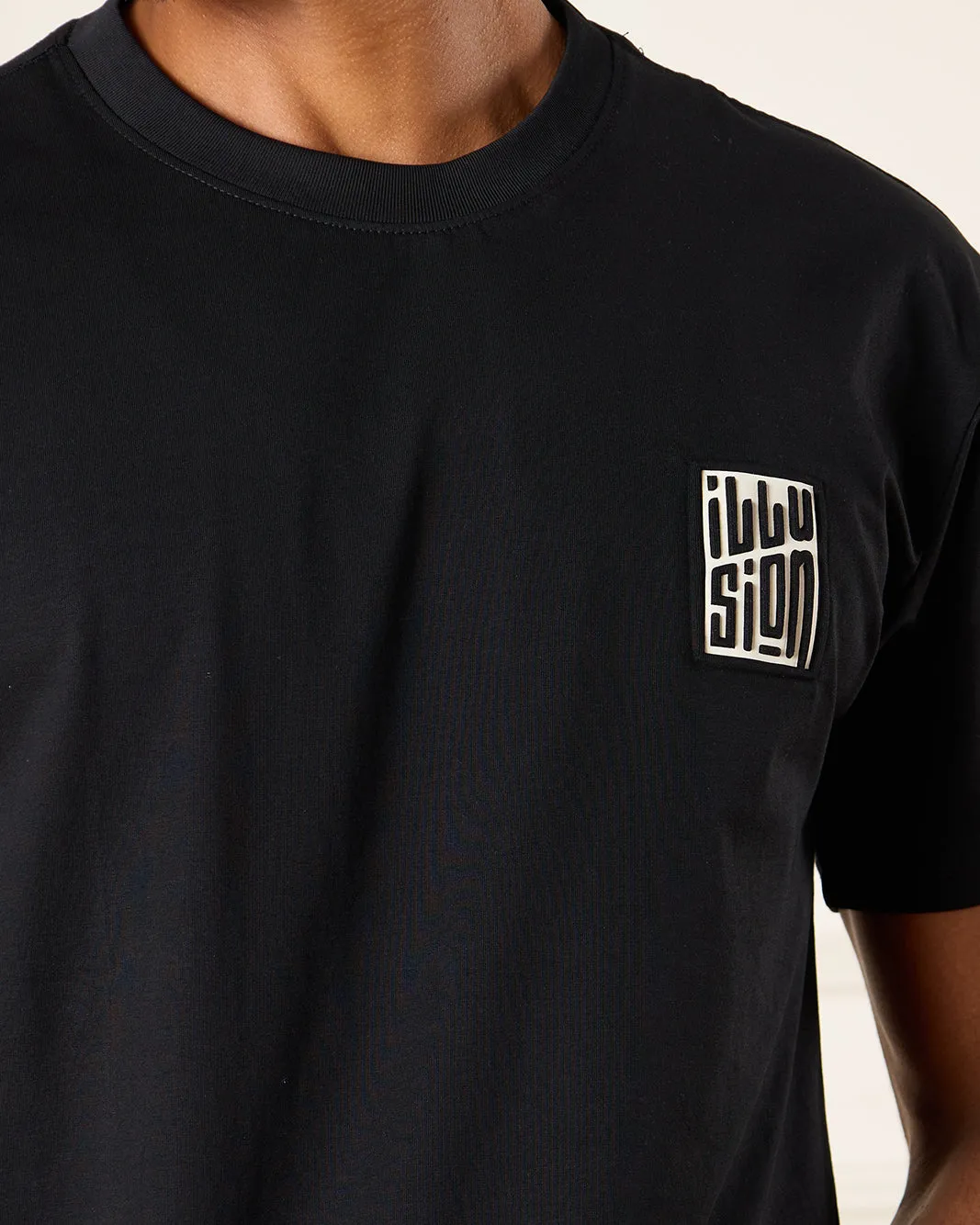 Men Black Printed T-Shirt sold by Redtag product image thumbnail 4