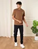 Men Brown Printed T-Shirt sold by Redtag