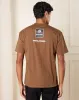 Men Brown Printed T-Shirt sold by Redtag