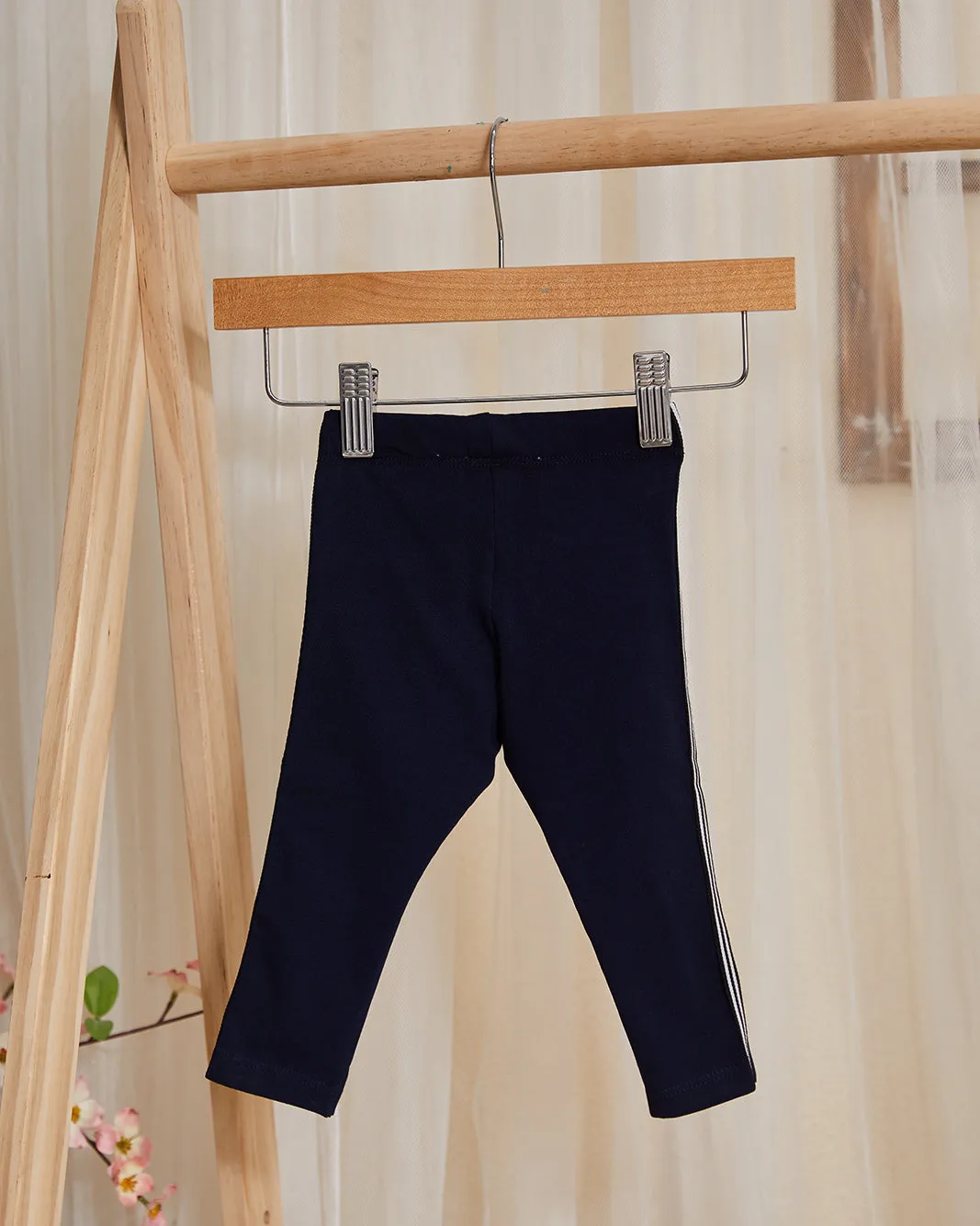 Infant Girls Navy Embellished Leggings sold by Redtag product image thumbnail 3