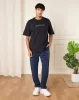 Men Navy Solid Active Pants sold by Redtag