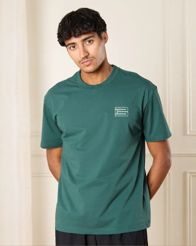 Men Green Printed T-Shirt sold by Redtag