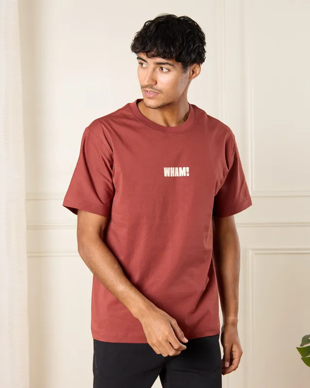 Men Brown Printed T-Shirt sold by Redtag