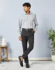 Men Grey Solid Shirt sold by Redtag