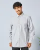 Men Grey Solid Shirt sold by Redtag