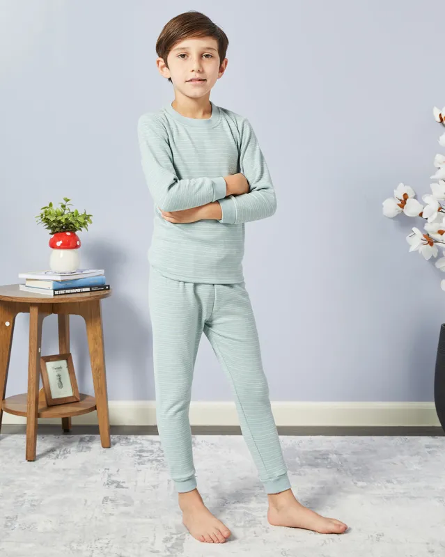 Boys Green Printed Pyjama Set sold by Redtag