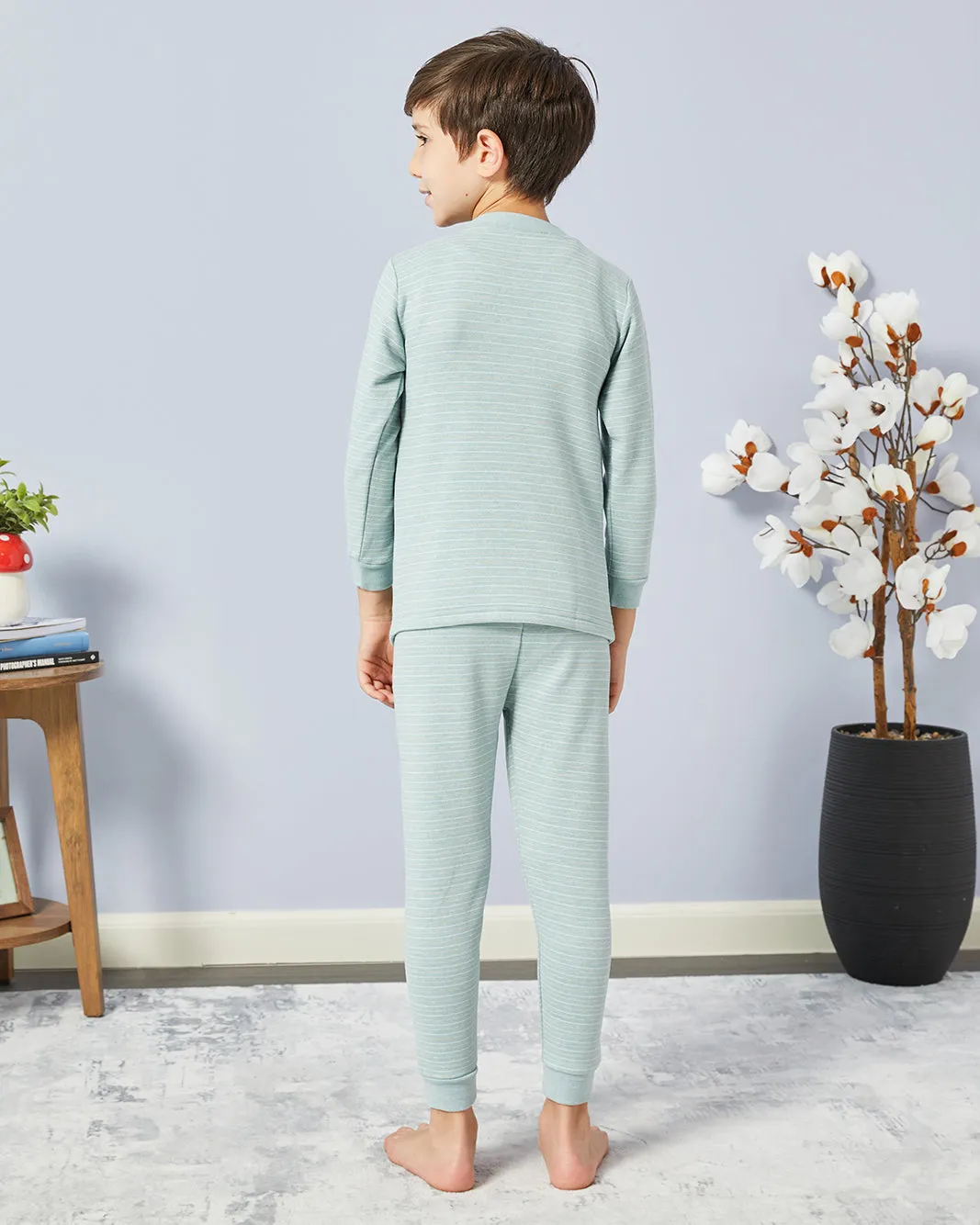 Boys Green Printed Pyjama Set sold by Redtag product image thumbnail 4