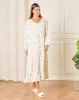 Women White Printed Nightgown sold by Redtag