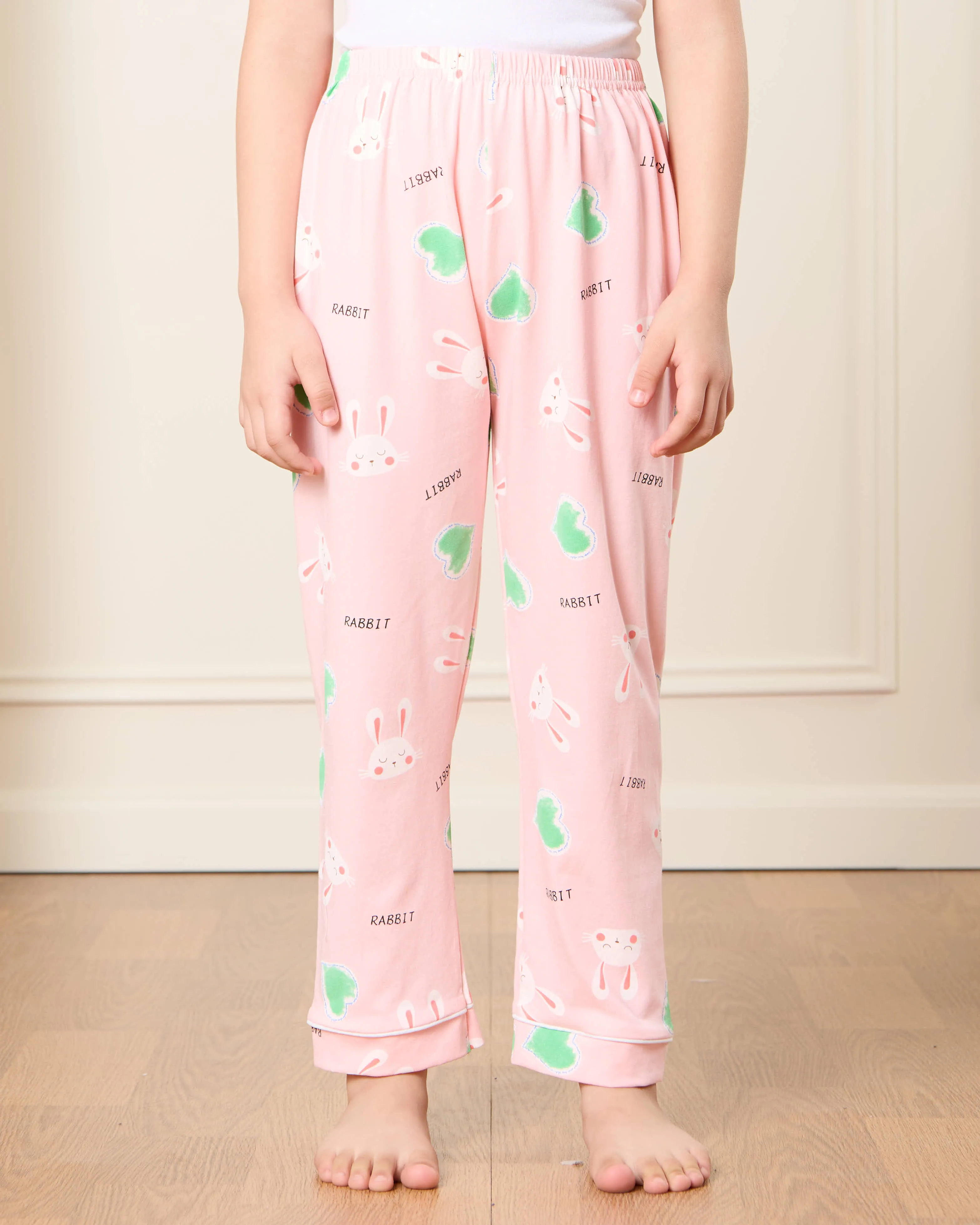 Girls Pink Printed Pyjama Set (2 Piece) sold by Redtag product image thumbnail 3