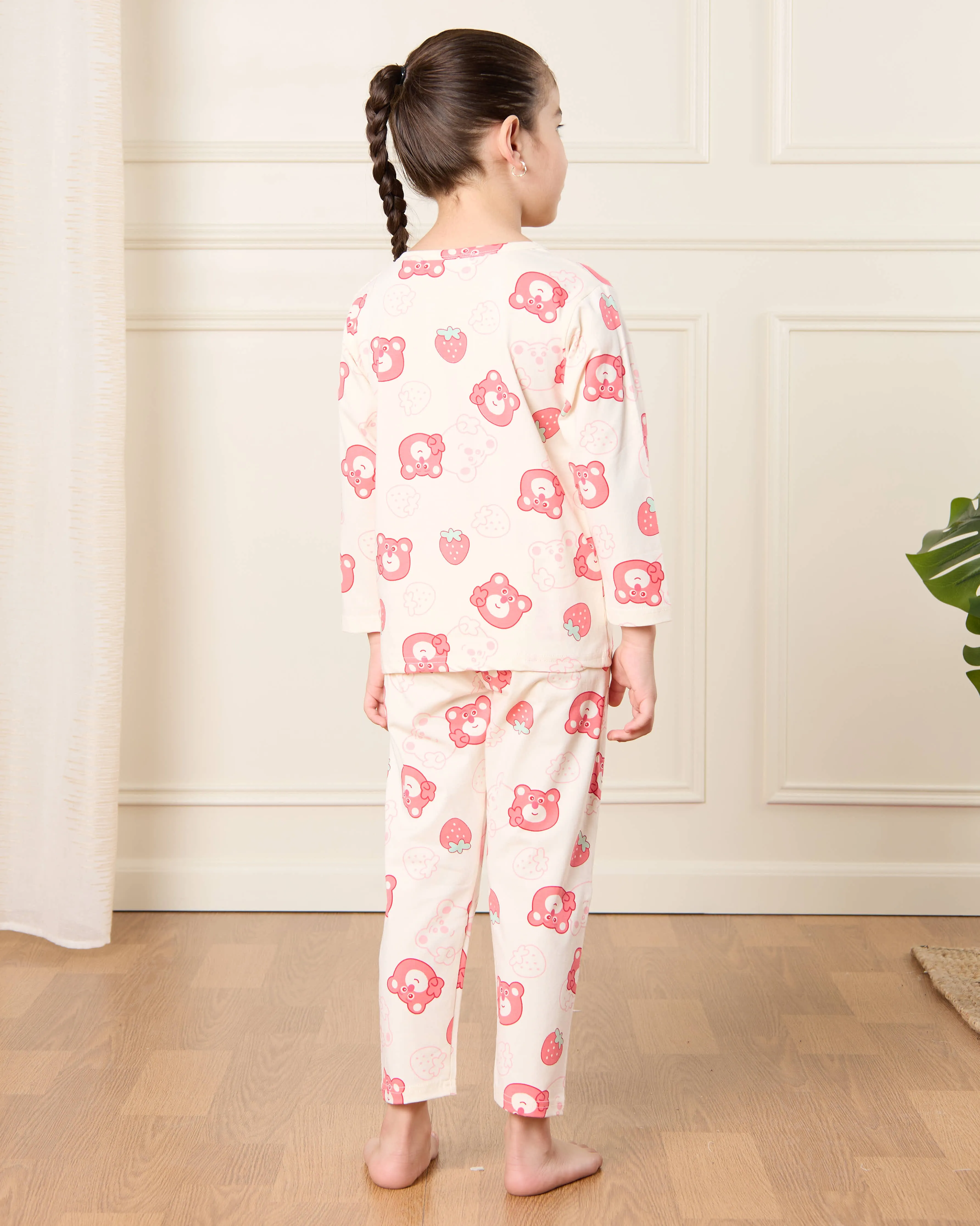 Girls Ivory Printed Pyjama Set (2 Piece) sold by Redtag product image thumbnail 4