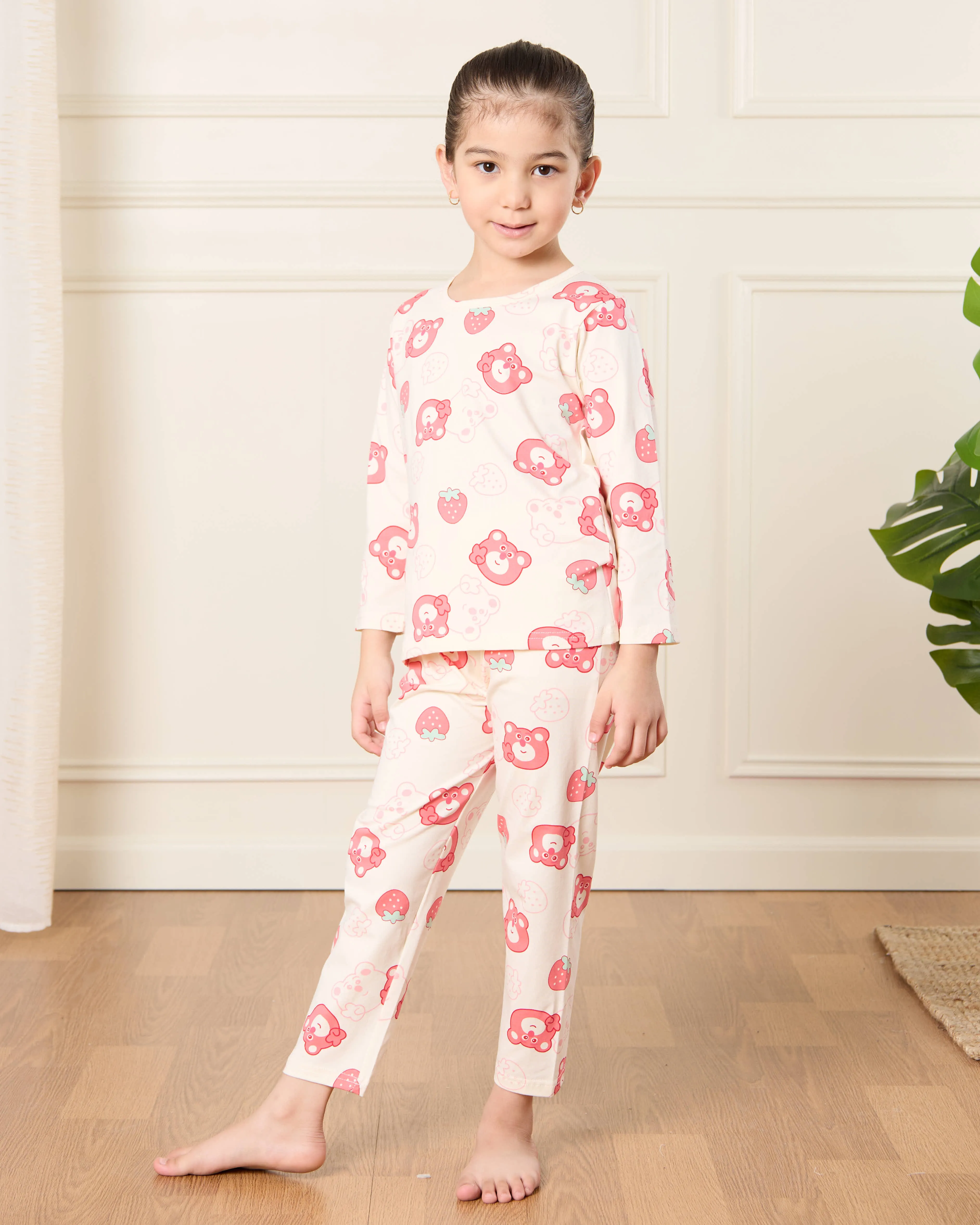 Girls Ivory Printed Pyjama Set (2 Piece) sold by Redtag