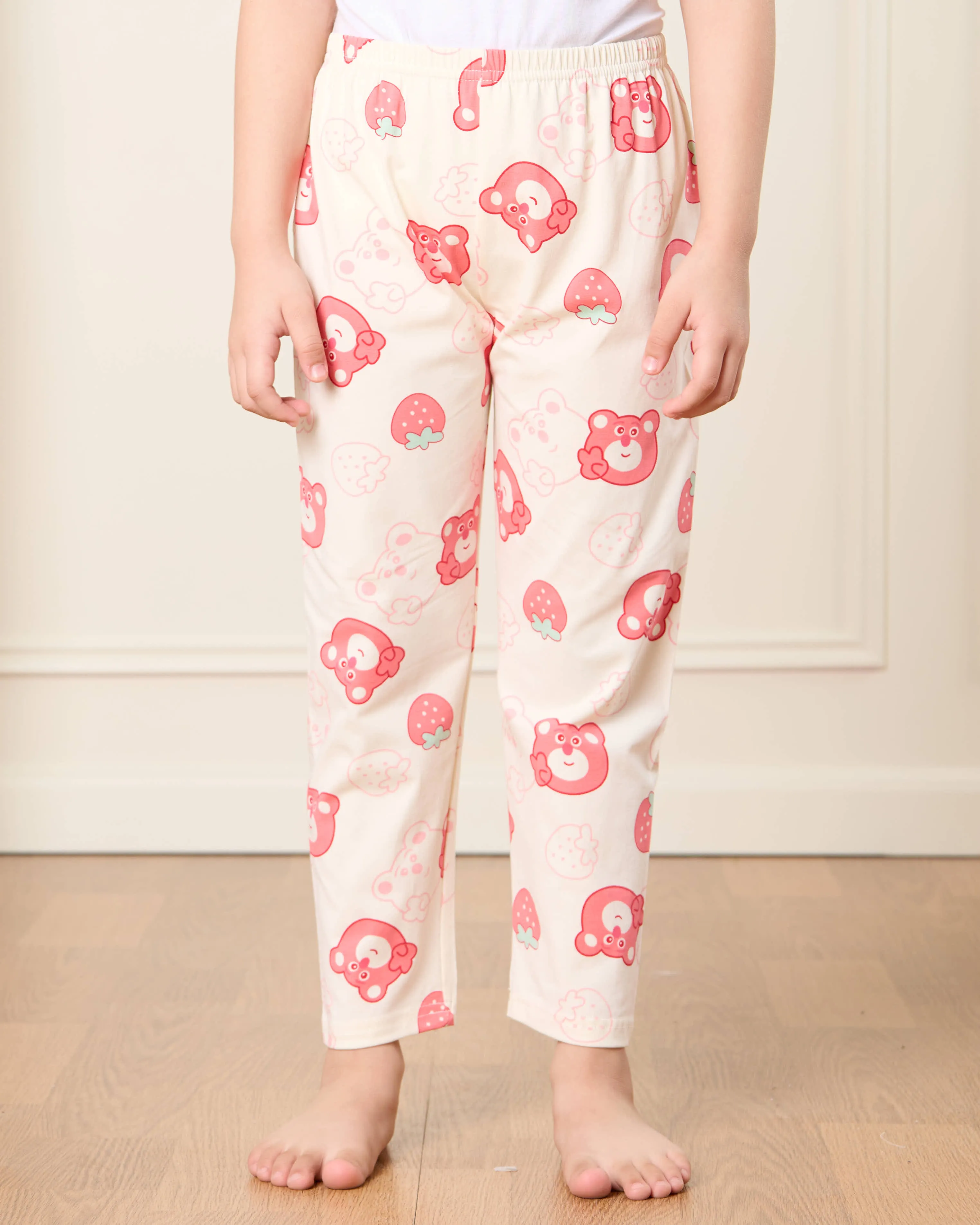 Girls Ivory Printed Pyjama Set (2 Piece) sold by Redtag product image thumbnail 3
