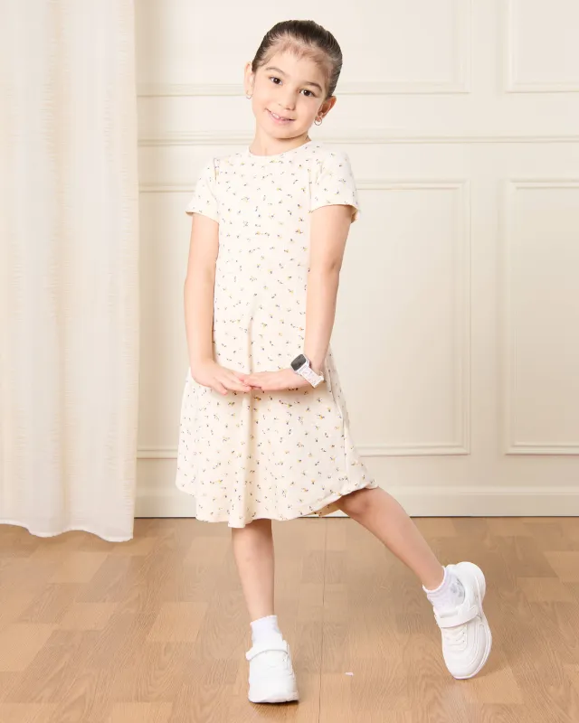 Girls Grey And Navy Embellished Dress Set (Pack of 2) sold by Redtag