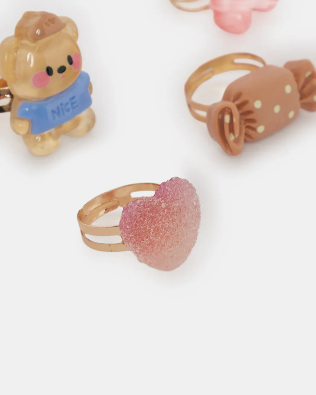 Girls Assorted Embellished Ring Set (Pack of 5) sold by Redtag product image thumbnail 4