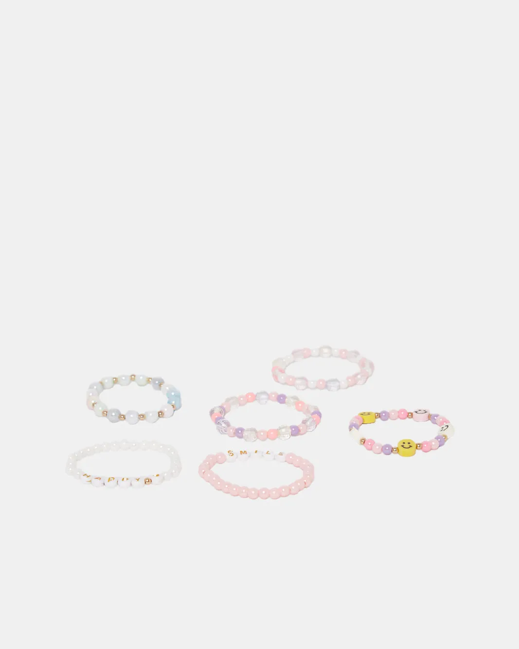 Girls Assorted Embellished Bracelet Set (6 Piece) sold by Redtag