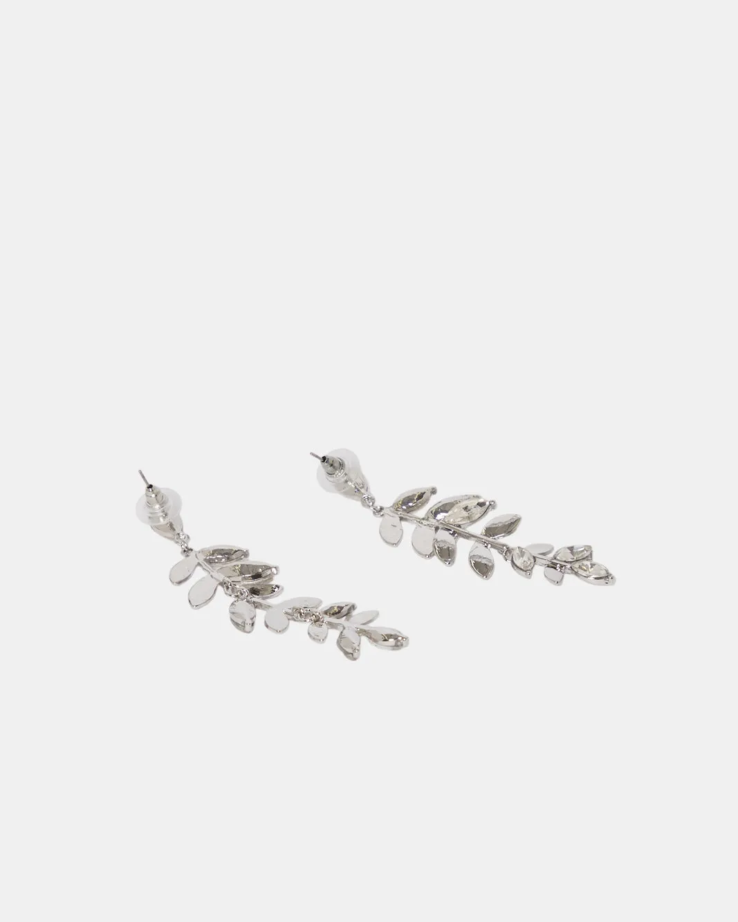 Women Silver Embellished Earrings sold by Redtag product image thumbnail 2
