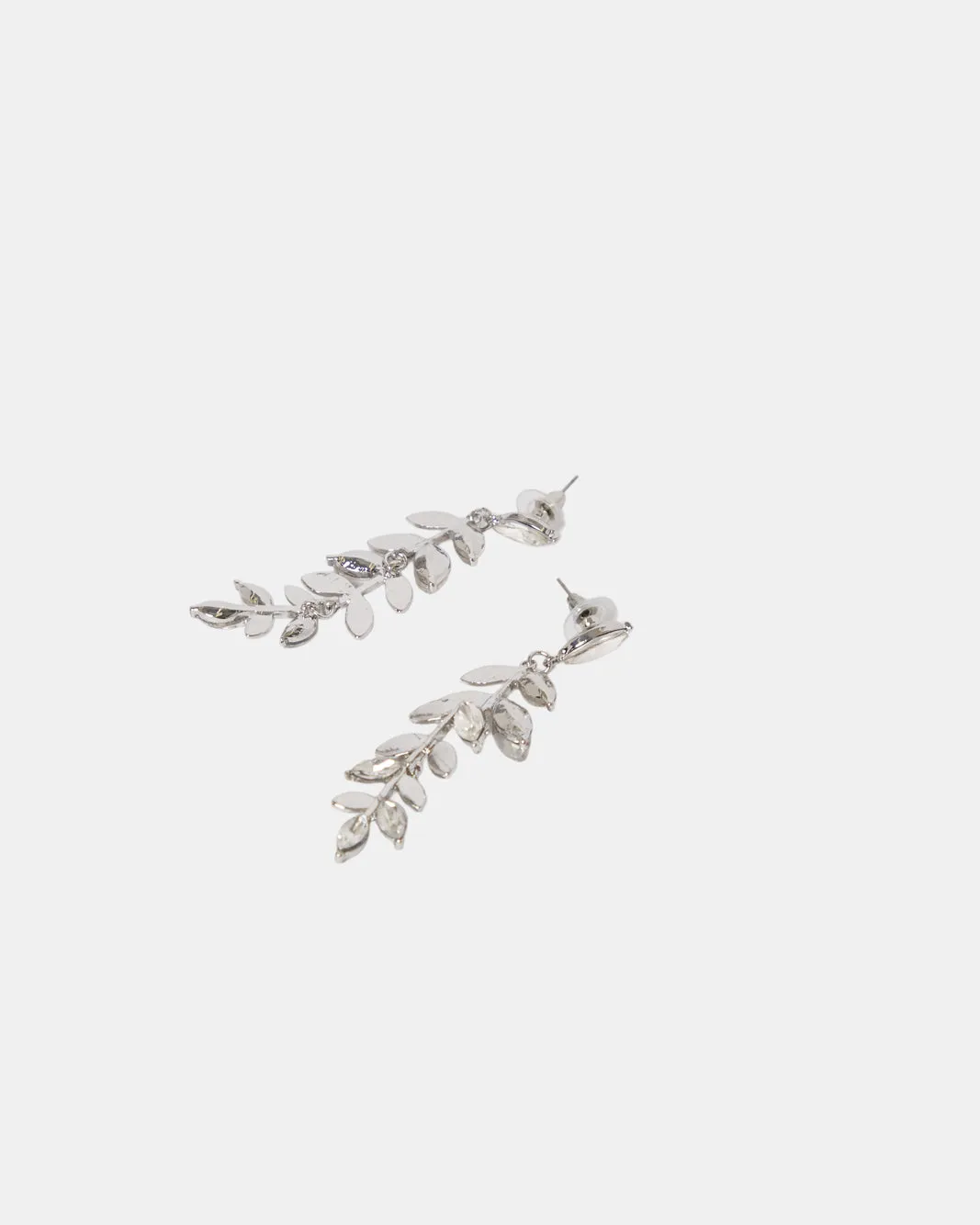 Women Silver Embellished Earrings sold by Redtag product image thumbnail 3