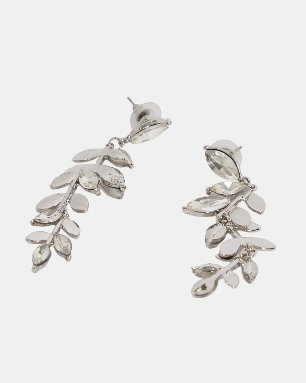 Women Silver Embellished Earrings sold by Redtag product image thumbnail 4
