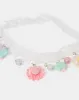 Girls White Embellished Choker sold by Redtag