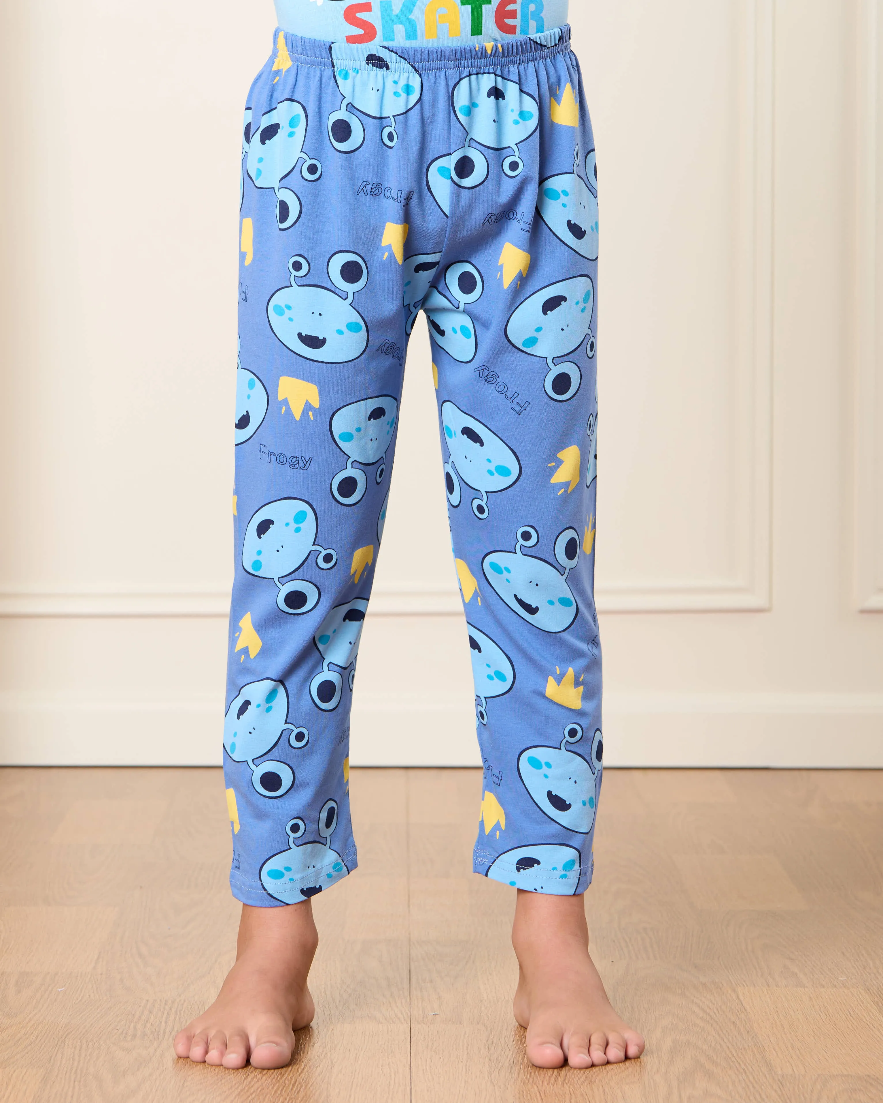 Boys Blue Printed Pyjama Set (2 Piece) sold by Redtag product image thumbnail 3