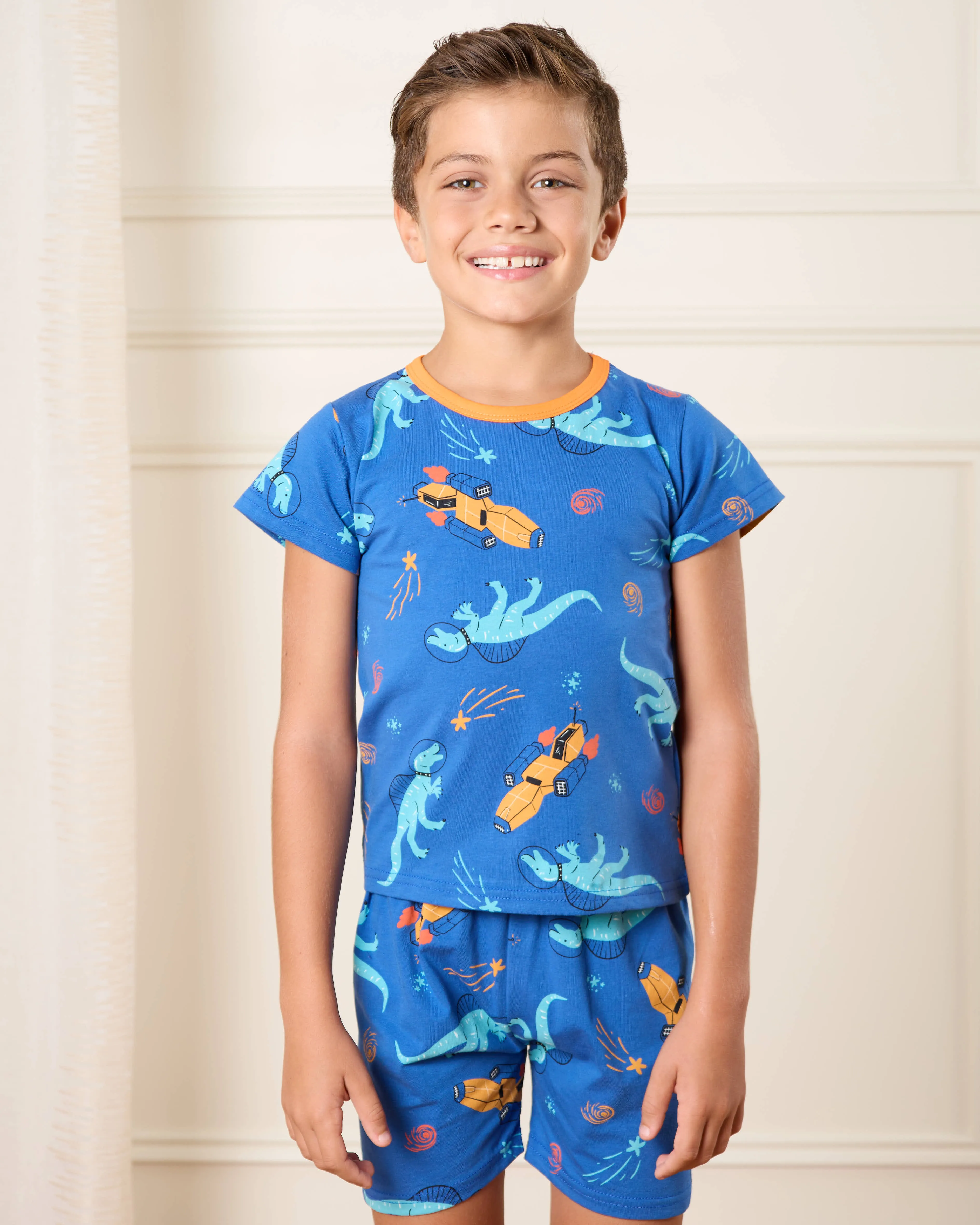 Boys Blue Printed Pyjama Set sold by Redtag product image thumbnail 2