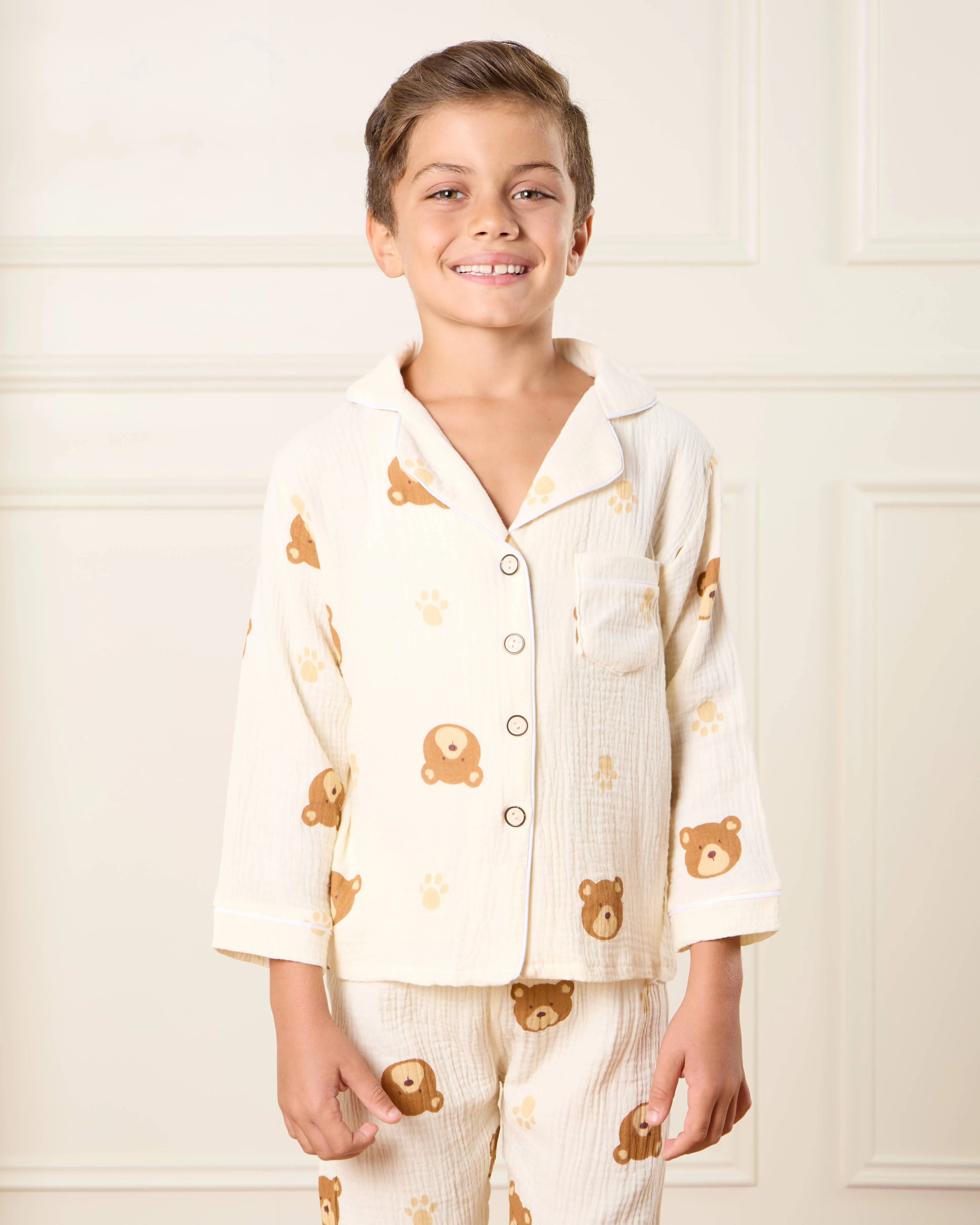 Boys Beige Printed Pyjama Set sold by Redtag product image thumbnail 2