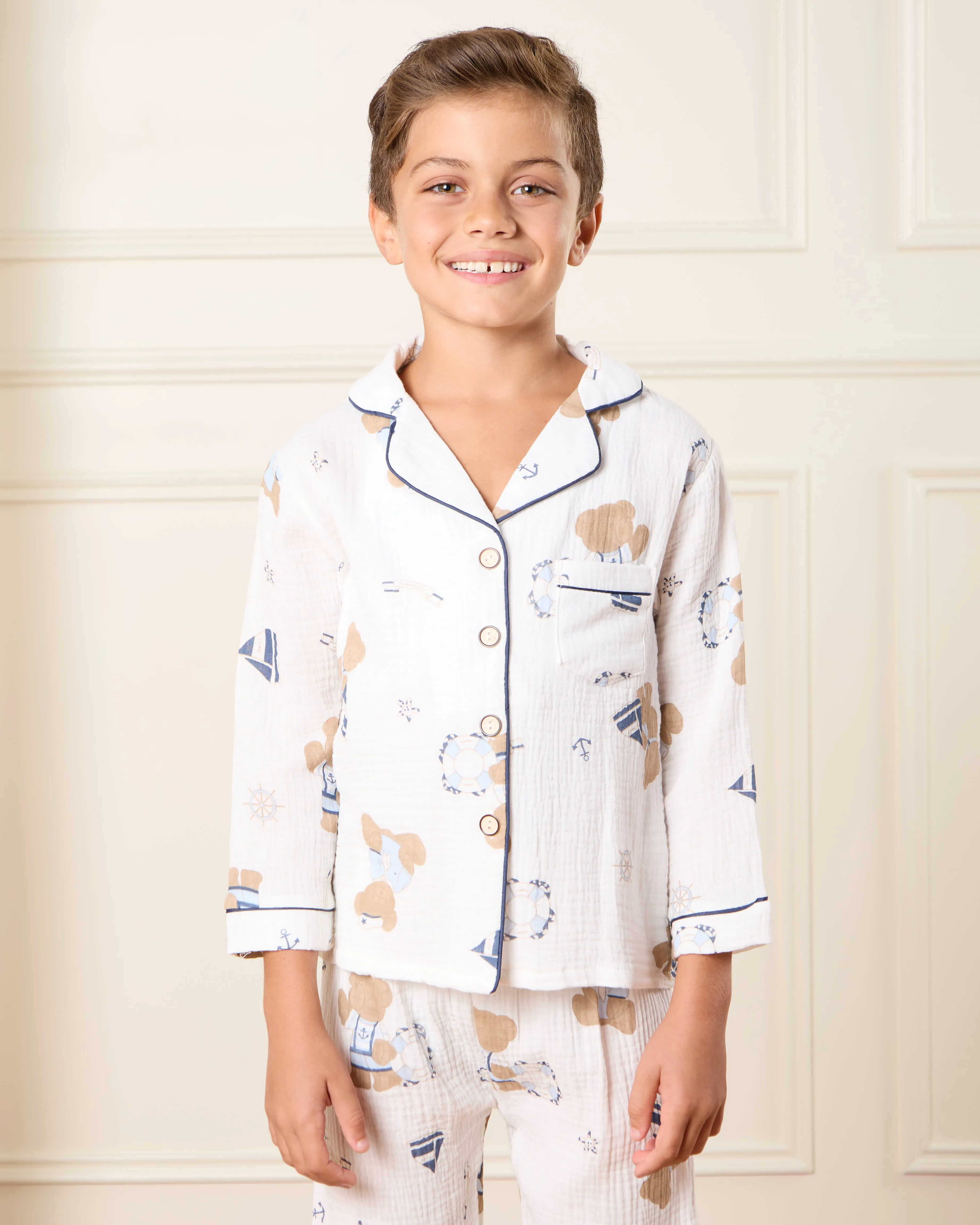 Boys White Printed Pyjama Set sold by Redtag product image thumbnail 2