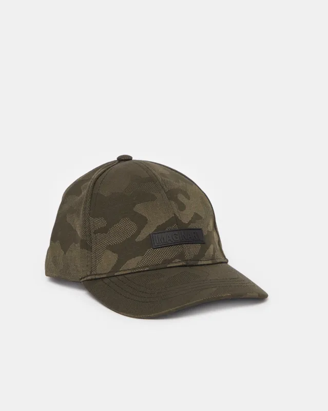 Boys Olive Embellished Cap sold by Redtag