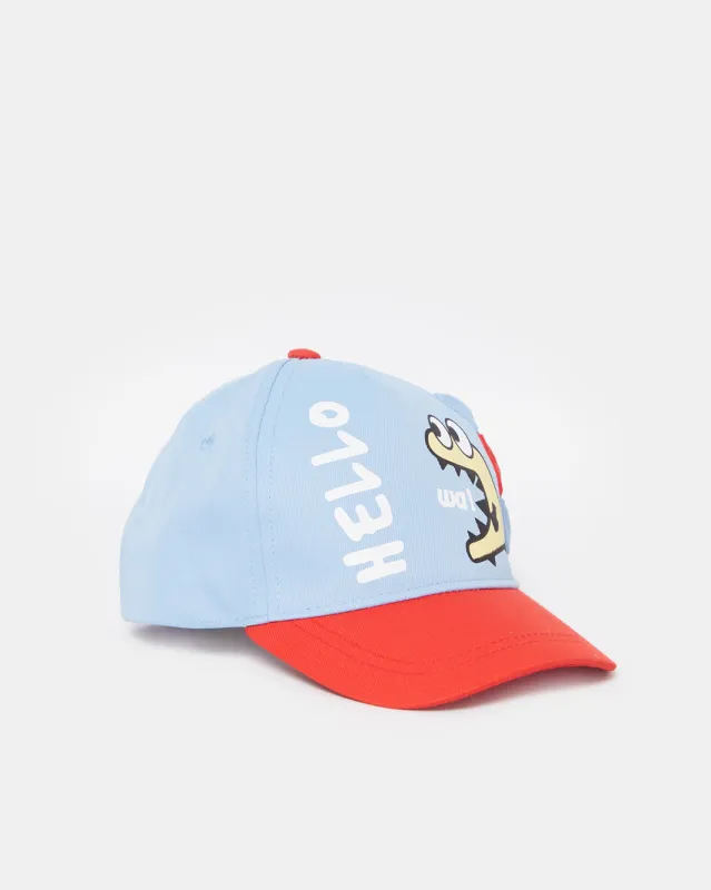 Boys Blue Embellished Cap sold by Redtag