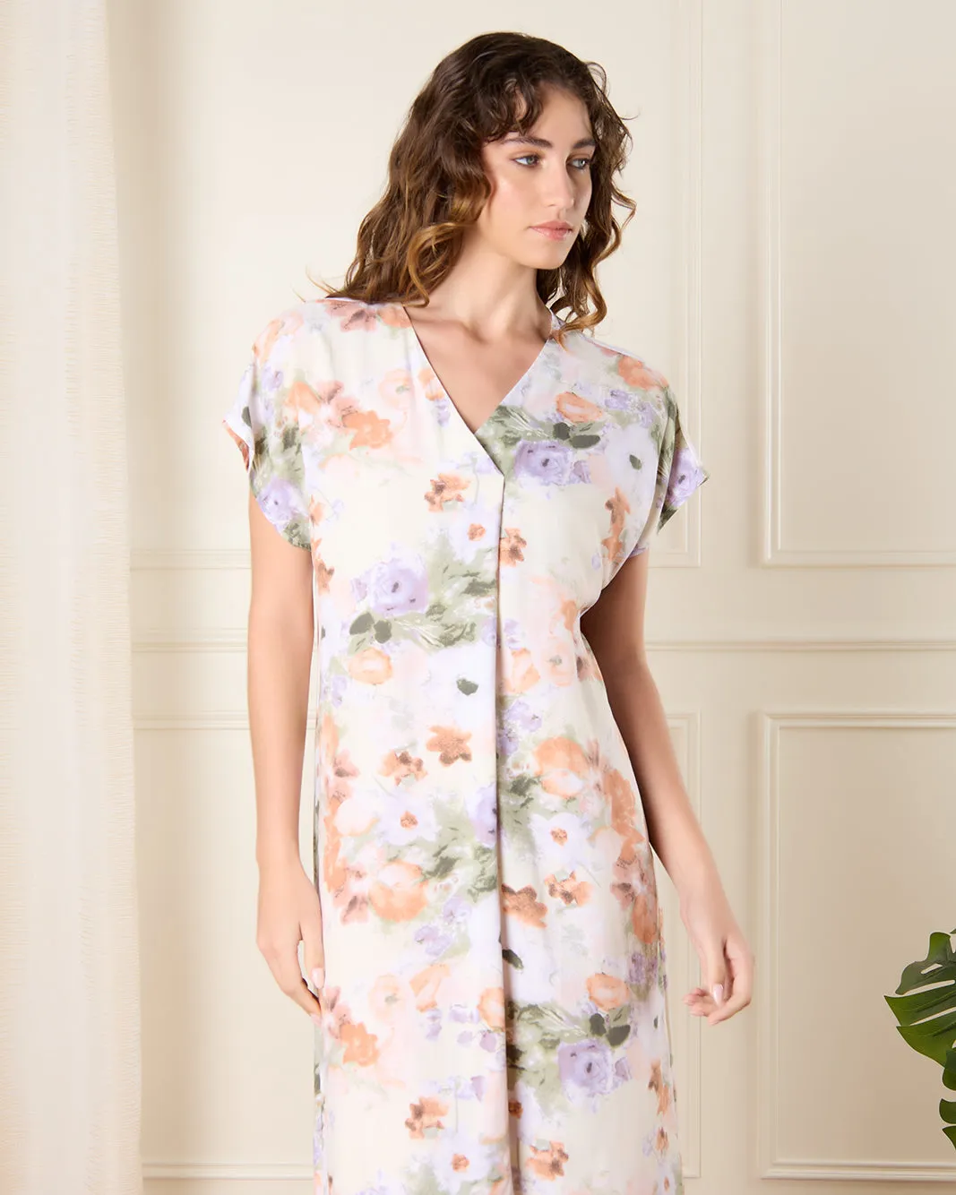 Women White Printed Nightgown sold by Redtag product image thumbnail 2