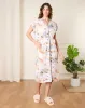 Women White Printed Nightgown sold by Redtag