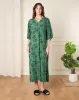 Women Green Printed Nightgown sold by Redtag