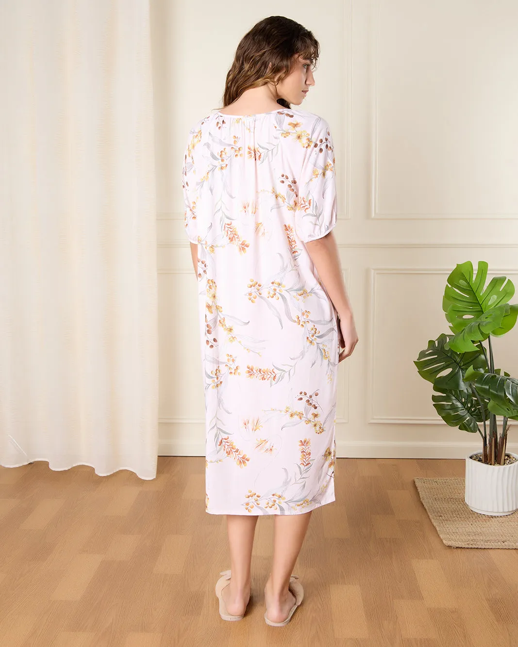 Women Pink Printed Nightgown sold by Redtag product image thumbnail 3