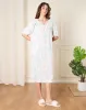 Women Blue Printed Nightgown sold by Redtag