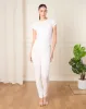 Women White Floral Print Pyjama Set (2 Piece) sold by Redtag