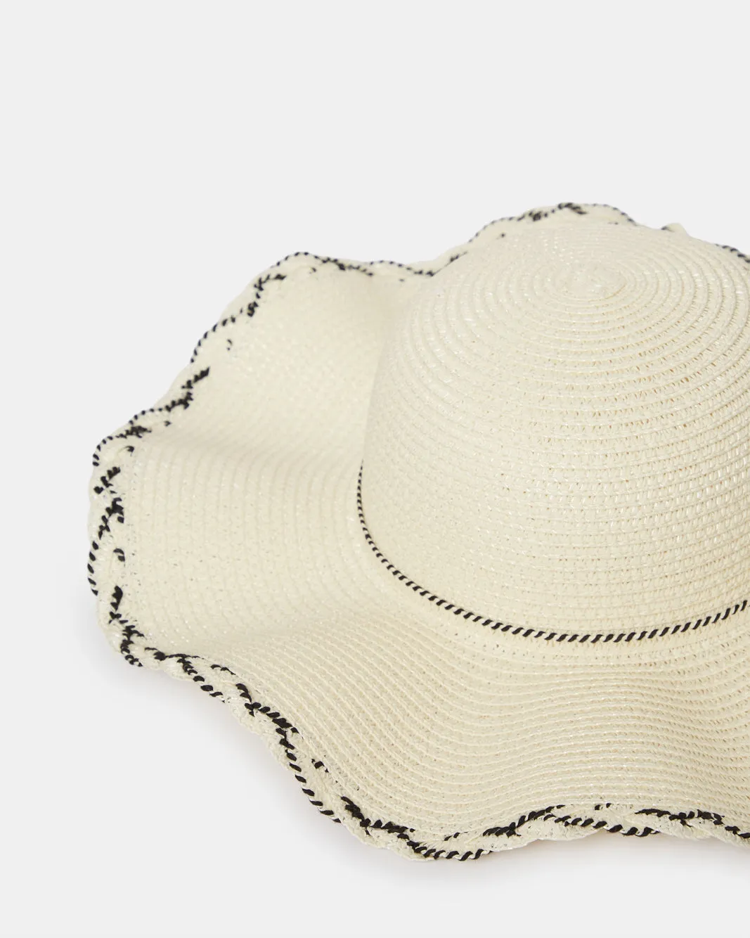 Women Beige Embellished Hat With Crochet Detail sold by Redtag product image thumbnail 3