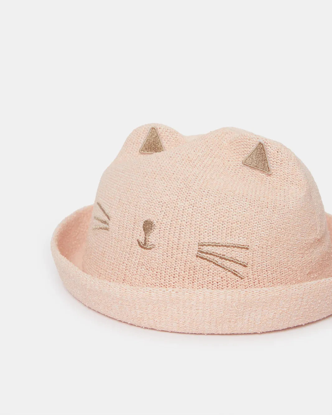 Girls Pink Character Embellished Hat sold by Redtag product image thumbnail 3