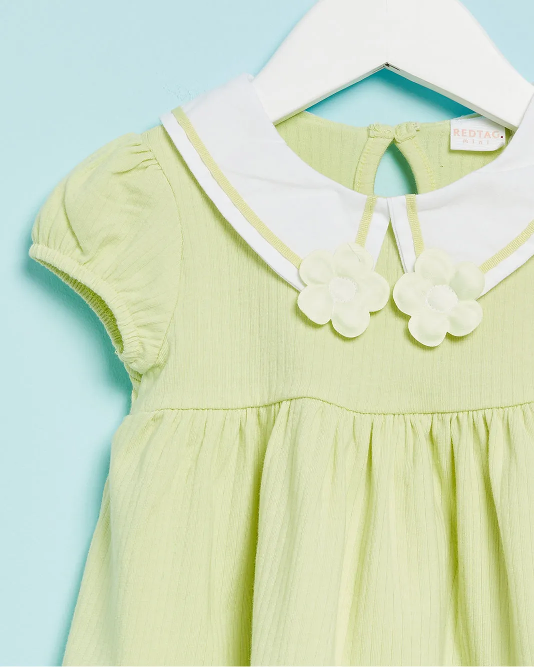 Infant Girls Mint Plain Collared Blouse sold by Redtag product image thumbnail 2