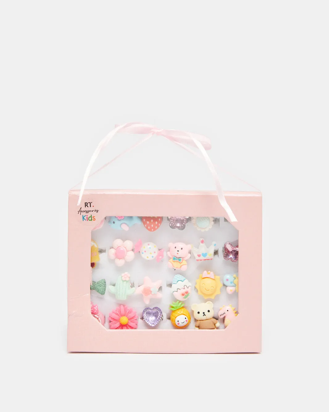 Girls Assorted Embellished Ring Set (Pack of 24) sold by Redtag