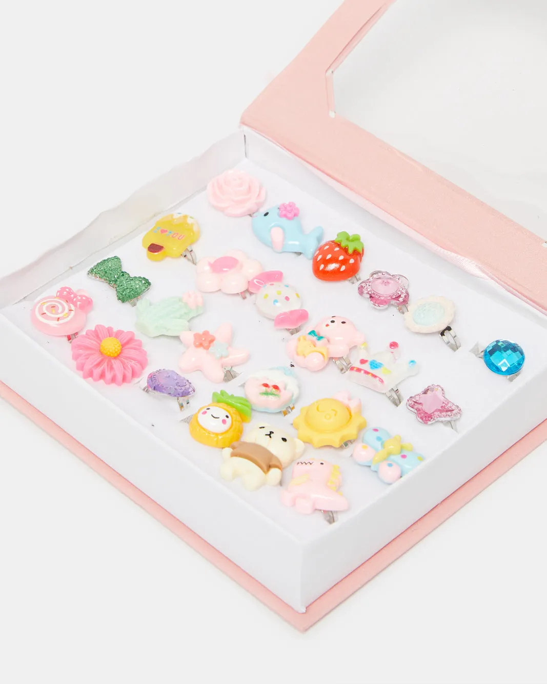 Girls Assorted Embellished Ring Set (Pack of 24) sold by Redtag product image thumbnail 4