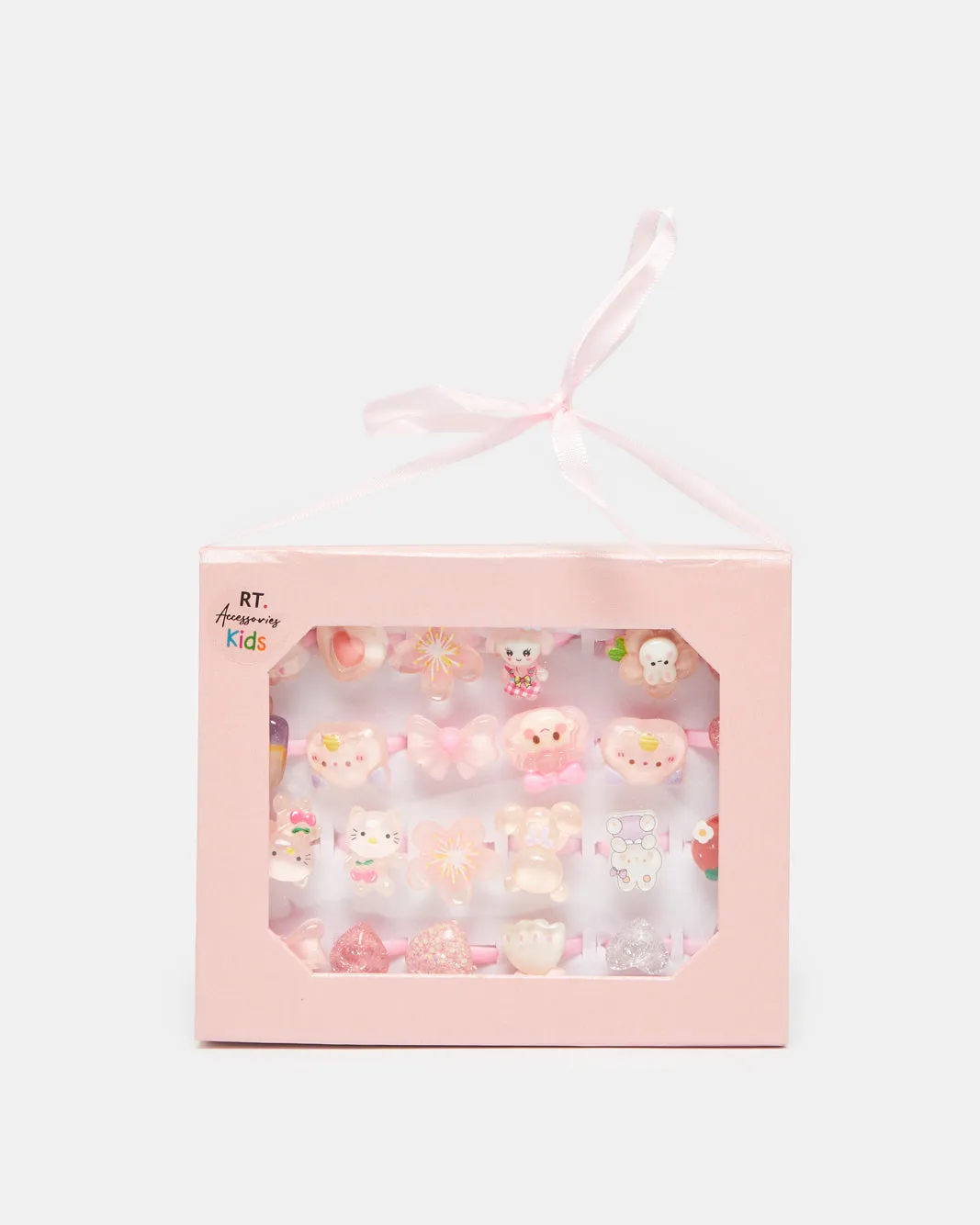 Girls Assorted Embellished Ring Set (Pack of 24) sold by Redtag