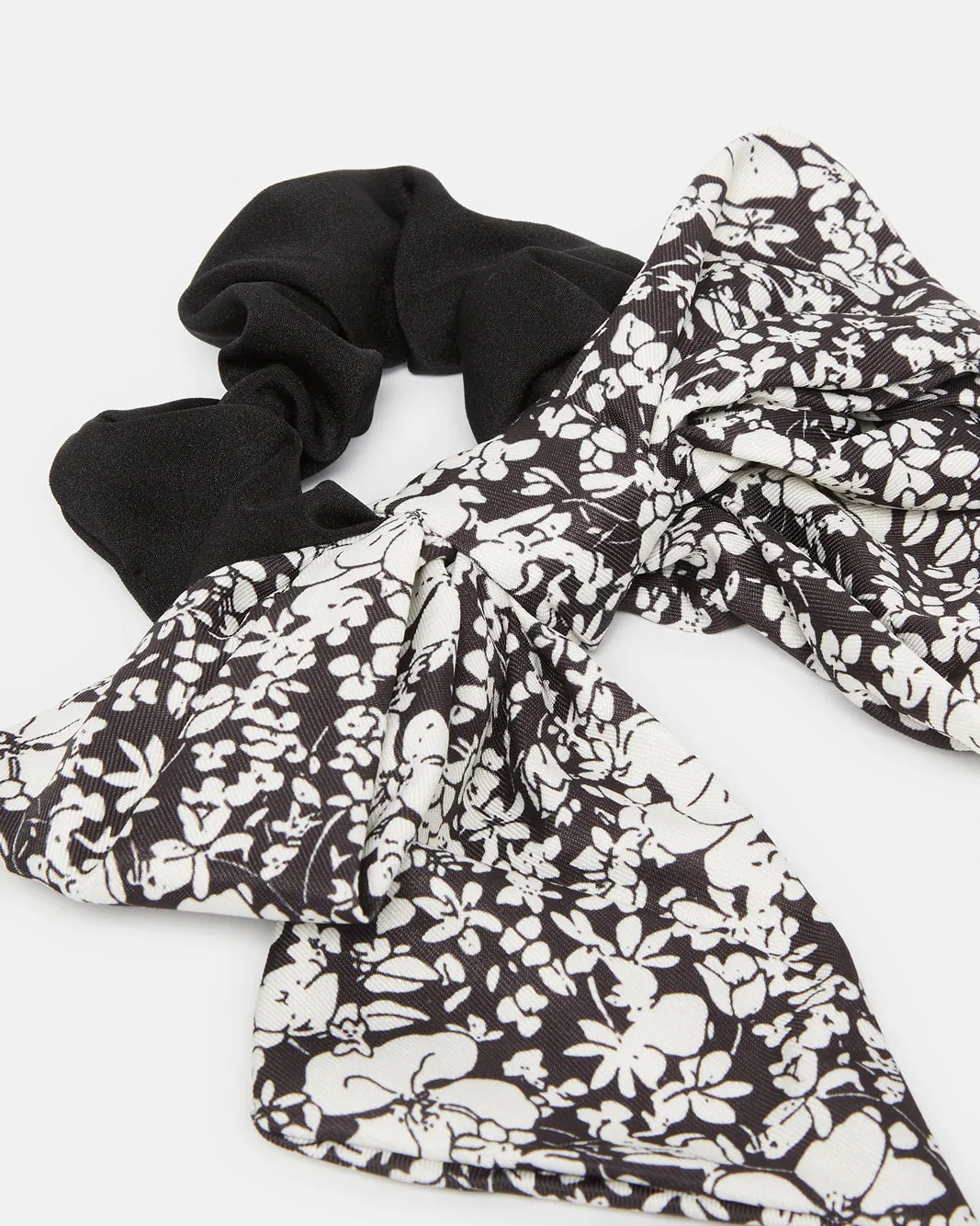Women Black Printed Scrunchy sold by Redtag product image thumbnail 3