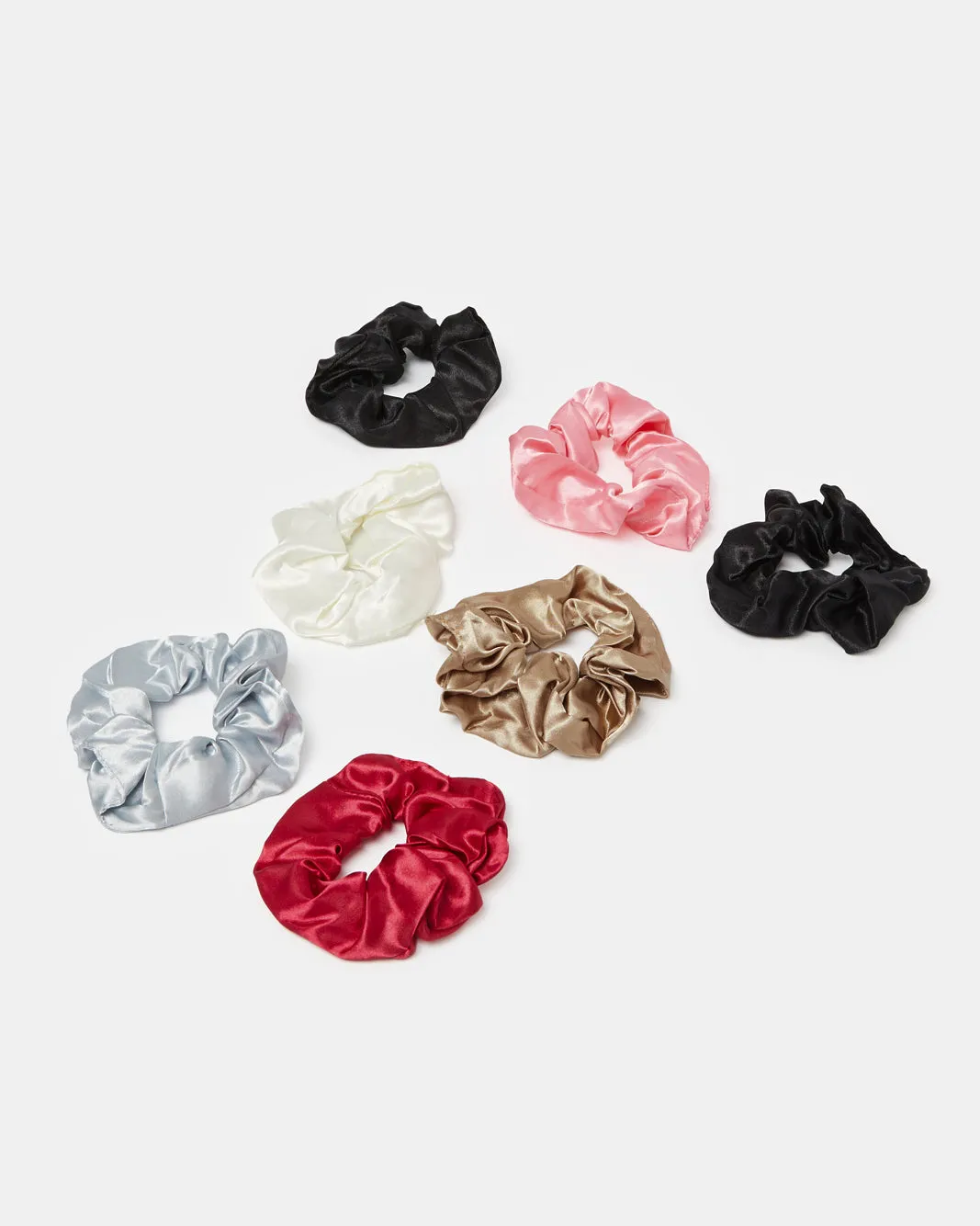 Women Assorted Plain Scrunchy Set (7 Piece) sold by Redtag product image thumbnail 2